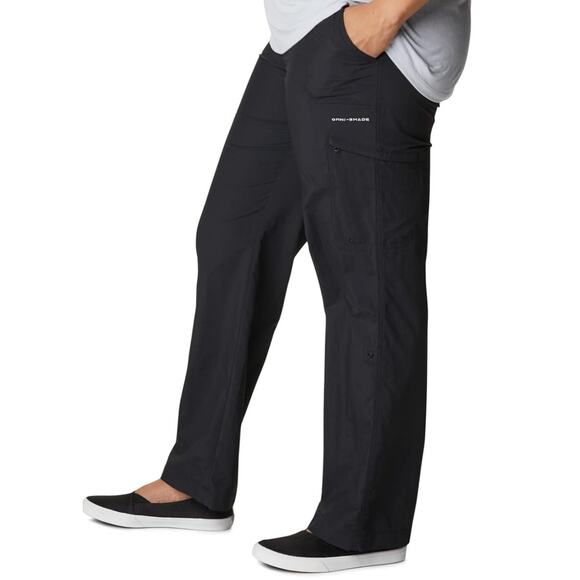 columbia aruba roll up pants womens 22W regular black Omni-Shade Hiking Outdoor - Picture 3 of 4